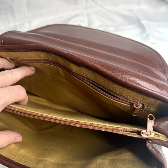 Carryland USA Faux Croc Satchel Purse Vintage - Picture 13 of 15